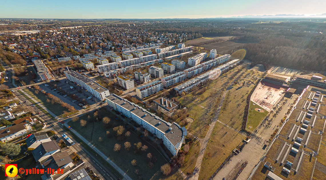 16.01.2023 - Luftbilder vom Marx-Zentrum und Gartenstadt Trudering